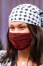 BELLA HADID at Palestinian Rally in New York 05/15/2021