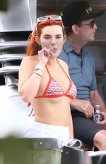 BELLA THORNE in Bikini at a Yacht in Miami 05/09/2021