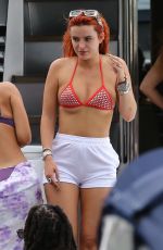 BELLA THORNE in Bikini at a Yacht in Miami 05/09/2021