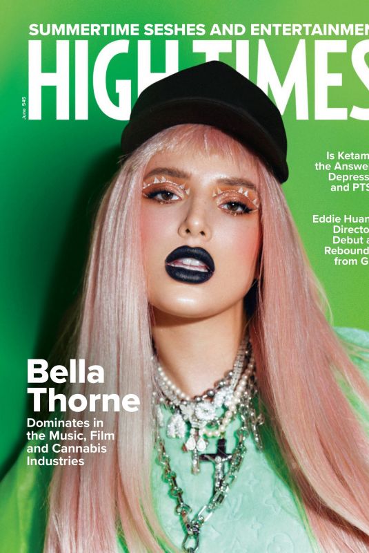 BELLA THORNE in High Times Magazin, June 2021
