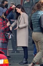 BITSIE TULLOCH on the Set of Superman in Vancouver 05/04/2021