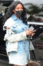 BRANDY NORWOOD Arrives at a Meeting in Los Angeles 05/13/2021
