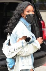 BRANDY NORWOOD Arrives at a Meeting in Los Angeles 05/13/2021