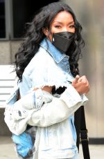 BRANDY NORWOOD Arrives at a Meeting in Los Angeles 05/13/2021