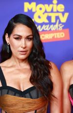 BRIE and NIKKI BELLA at 2021 MTV Movie Awards in Los Angeles 05/16/2021