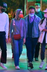 BRIE LARSON Out with Friends at Disneyland in Anaheim 05/19/2021