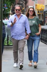 BROOKE SHIELDS and Chris Henchy Out in New York 05/16/2021