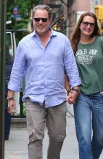 BROOKE SHIELDS and Chris Henchy Out in New York 05/16/2021