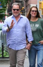 BROOKE SHIELDS and Chris Henchy Out in New York 05/16/2021