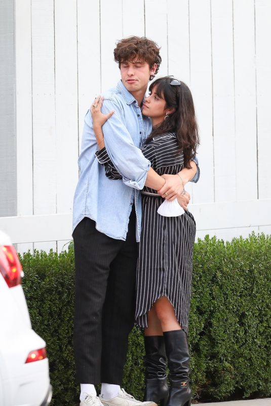 CAMILA CABELLO and Shawn Mendes ar San Vicente Bungalows in West Hollywood 05/25/2021