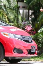 CAMILA CABELLO Ttaking Driving Lessons in Miami 04/30/2021