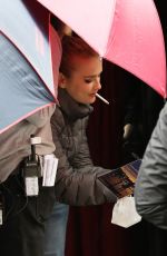 CAMILLE RAZAT on the Set of Emily in Paris in Paris 05/14/2021