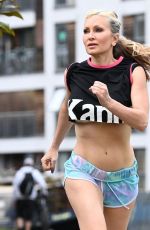 CAPRICE BOURRET Out Jogging in London 05/18/2021