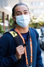 CAROLINE GARCIA Arrives at Her Hotel After Training at Roland Garros 05/29/2021