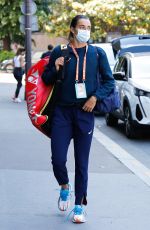 CAROLINE GARCIA Arrives at Her Hotel After Training at Roland Garros 05/29/2021