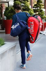 CAROLINE GARCIA Arrives at Her Hotel After Training at Roland Garros 05/29/2021
