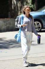 CHANTEL JEFFRIES Leaves a Gym in Los Angeles 05/04/2021