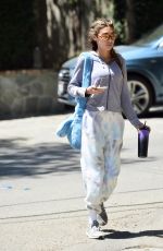 CHANTEL JEFFRIES Leaves a Gym in Los Angeles 05/04/2021