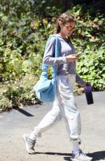 CHANTEL JEFFRIES Leaves a Gym in Los Angeles 05/04/2021