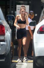 CHANTEL JEFFRIES Out for Post-workout Juice in West Hollywood 05/25/2021