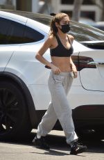 CHANTEL JEFFRIES Out for Smoothie after a Tennis Game in Beverly Hills 05/13/2021
