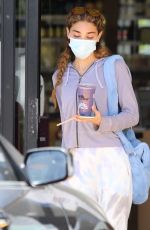 CHANTEL JEFFRIES Out for Smoothie at Earthbar in Los Angeles 05/03/2021