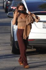 CHANTEL JFFRIES Arrives at Cecconi