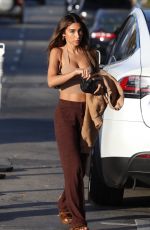 CHANTEL JFFRIES Arrives at Cecconi