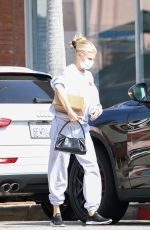 CHARLOTTE MCKINNEY at ATM in Santa Monica 05/28/2021