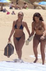 CHLOE FERRY and BETHAN KERSHAW in Bikinis at a Beach in Portugal 05/29/2021