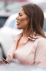 CHLOE FERRY Arrives at a Photo Studio in Newcastle 05/10/2021
