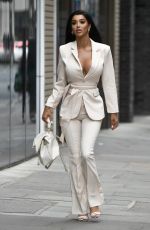 CHLOE KHAN Out in London 04/30/2021