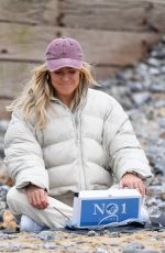 CHLOE MEADOWS on the Set of The Only Way is Essex in Cromer 05/01/2021