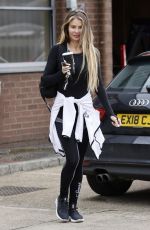 CHLOE SIMS Leaves a Gym in Essex 05/25/2021