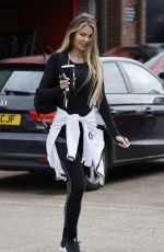 CHLOE SIMS Leaves a Gym in Essex 05/25/2021