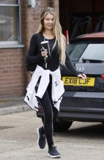 CHLOE SIMS Leaves a Gym in Essex 05/25/2021