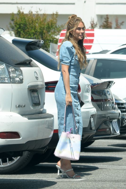 CHRISHELL STAUSE Leaves Her Office in Los Angeles 05/07/2021