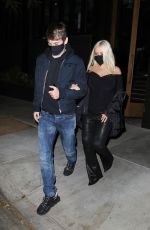 CHRISTINA AGUILERA Night Out in Malibu 05/20/201