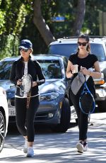 CHRISTINA SCHWARZENEGGER and MARIA SHRIVER Heading to Tennis Match in Brentwood 05/24/2021