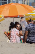 CHRISTINE CHIU and JAIME XIE at a Beach Party in Malibu 05/11/2021