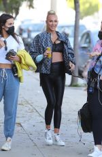CHRISTINE QUINN Leaves Yoga Class in Los Angeles 05/06/2021