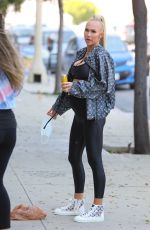 CHRISTINE QUINN Leaves Yoga Class in Los Angeles 05/06/2021