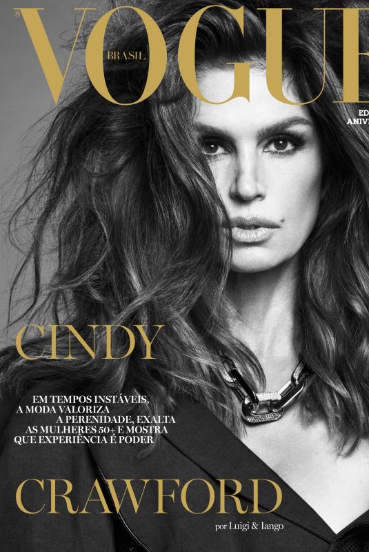 CINDY CRAWFORD for Vogue Magazine, Brazil May 2021