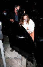 CINDY CRAWFORD Leaves Giorgio Baldi in Santa Monica 05/15/2021