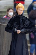 CLAIRE DANES on the Set of The Essex Serpent in London 05/10/2021