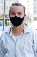 CLARA BUREL Arrives at Her Hotel After Training at Roland Garros 05/29/2021