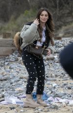 COURTNEY GREEN on the Set of The Only Way is Essex in Cromer 05/01/2021