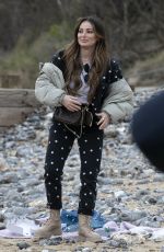 COURTNEY GREEN on the Set of The Only Way is Essex in Cromer 05/01/2021
