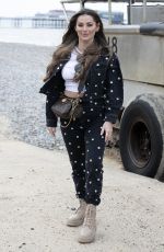 COURTNEY GREEN on the Set of The Only Way is Essex in Cromer 05/01/2021