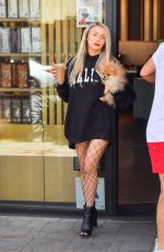 COURTNEY STODDEN Out for Coffee in Palm Springs 05/17/2021
